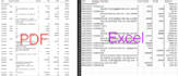 extract data from bank statement pdf to  excel using ocr