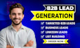 do b2b lead generation, linkedin lead generation, b2b leads and business leads