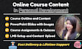 create online course content on personal development