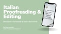 proofread and edit any italian document in 48h