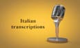 transcribe your italian podcast