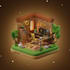 create cute 3d isometric room designs