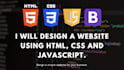 be a front end web developer, HTML CSS javascript bootstrap