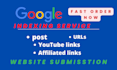 index your website urls on google within 24