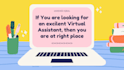 virtual assistant and data entry operator