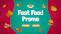 make eye catching food menu promo video