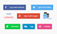 integrate google and facebook login using oauth for your website