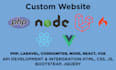 fix or develop web application in codeigniter or core PHP