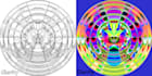 personalized fractal coloring book with your Name or message