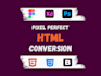 convert figma to html psd to html xd to html css bootstrap 5