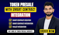 create token presale website with smart contract integration