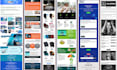 create responsive  mailgun or icontact or zoho email template
