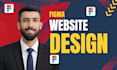 do figma website design, website UI UX design, figma design, website mockup