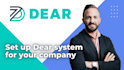 setup dear systems inventory software