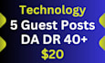 do tech guest post on my da dr 40 plus technology guest post