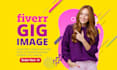 design 2 fiverr gig thumbnail, gig image, gig cover