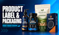 design professional product label and packaging