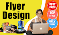 create professional business flyer, party flyer, club flyer