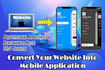 make professional webview mobile app of android and IOS