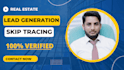 provide real estate lead generation skip tracing  in 24 hours