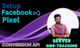 setup facebook conversion API and server side tracking