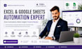 automate your excel or google sheets using advanced macros, vba and formulas