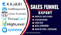 clone fix design sales funnel on systeme io getresponse clickfunnels gohighlevel