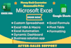 build automated custom excel spreadsheet, fix error with formula, function, vba