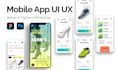 mobile app ui ux in figma or photoshop