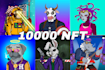 do unique nft art collection with 1k, 5k, 10k nfts