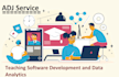 teach you java, python, web development and data analysis