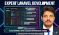 build a laravel PHP web application or admin panel