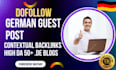 create high da dofollow german guest post german backlinks