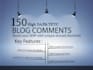 do 150 unique domain dofollow blog comments backlinks