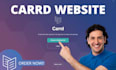 design a responsive carrd website carrd landing page