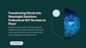 build any natural language processing model using advanced techniques