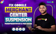 google merchant center suspension and misrepresentation