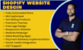 create shopify dropshipping store or shopify website design