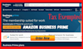 provide you amazon business prime tax exempted id for the USA and UK