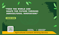 write articles on agricultural innovations