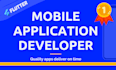 develop flutter mobile application as flutter developer