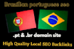 create brazil,portugal high quality trust flow seo backlinks