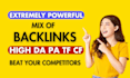 help you rank with high authority mix of SEO backlinks
