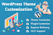 customize your wordpress site