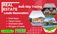 do real estate lead generation with skip tracing in bulk