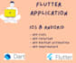 develop ios and android app using flutter