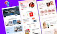 design website ui and high conversion landing page ui in figma