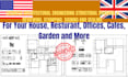 draw architectural drawings for building permit submission