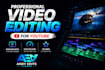 professionally edit your youtube video in your unique style