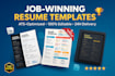 design a professional resume,cv template and rewrite